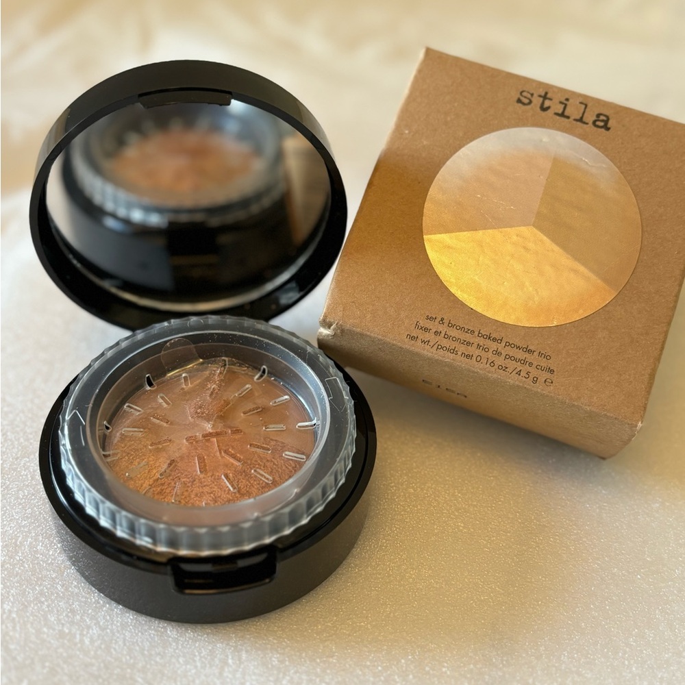 ❗️SALE❗️New Stila Set & Bronze Baked Powder Trio - Bronze & Gold Shimmers